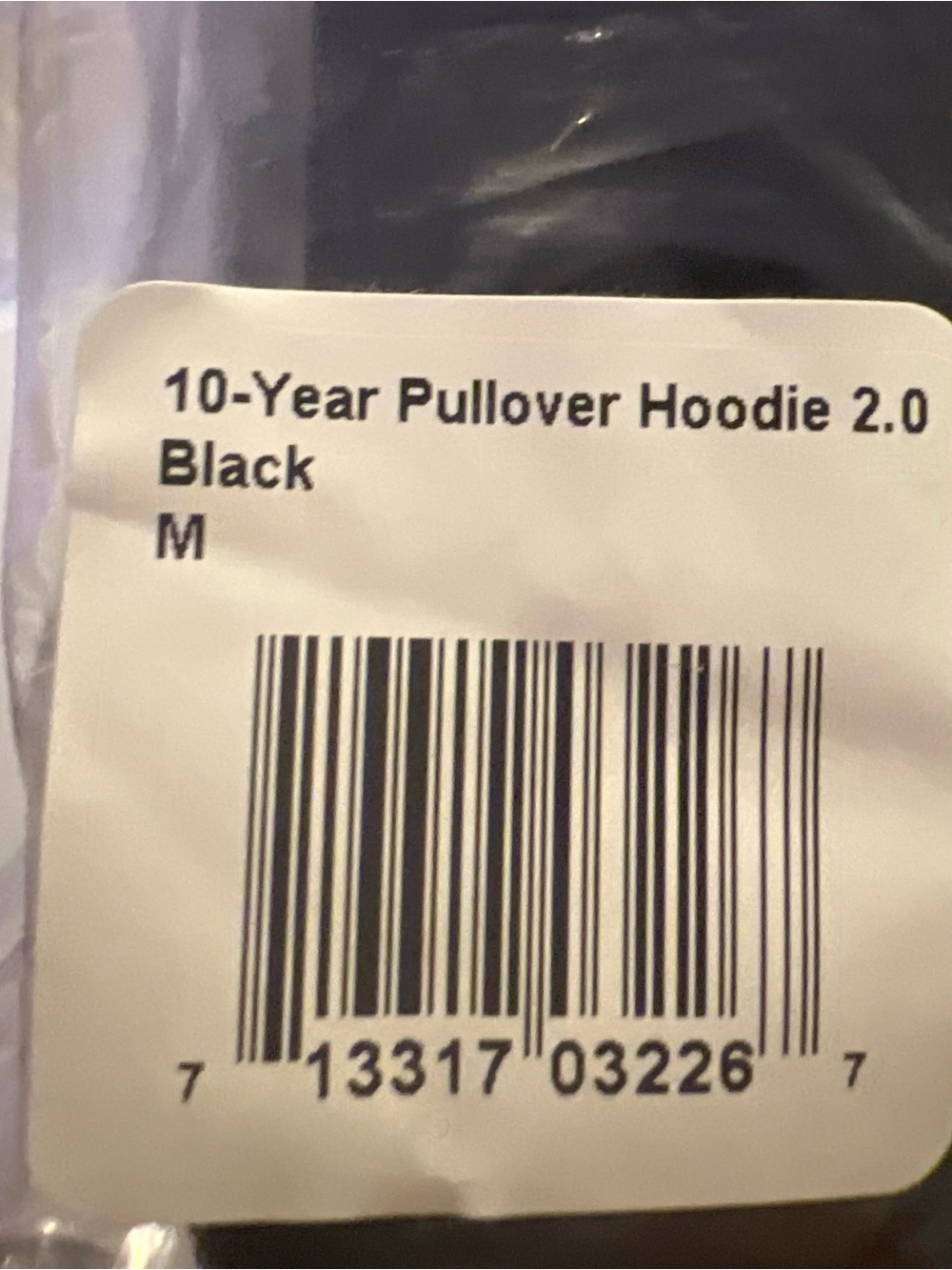 NIB Flint and Tinder 10-Year Full Zip Hoodie 2.0 Black Large Factory Sealed - Picture 12 of 12